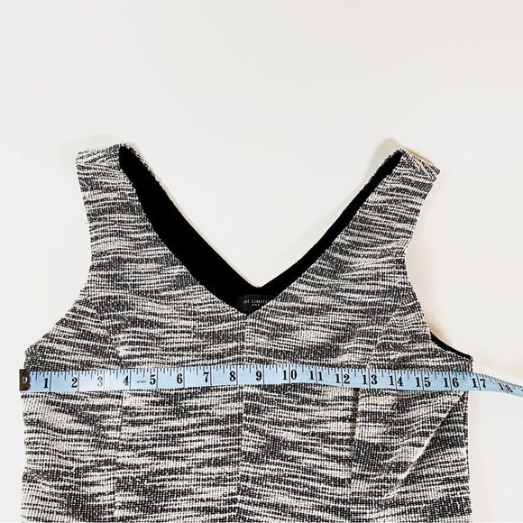 🍋 The Limited • Women’s Gray&Black Textured Knit Sleeveless Dress - Size M - Picture 6 of 10